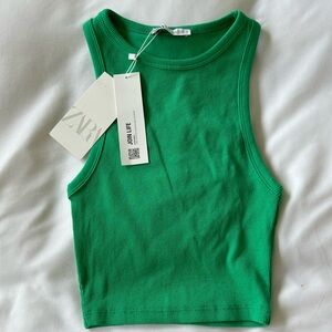 ZARA green tank